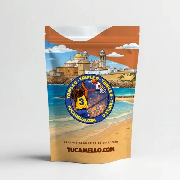 Packaging de resina Triple 0 con CBD 39.20% vendido por tucamello.com.